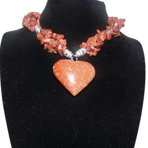 Red Jasper Stone Necklace